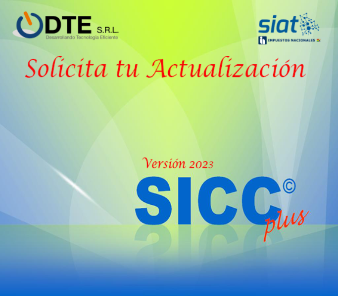 Solicita tu Actualización SICC PLUS 2023